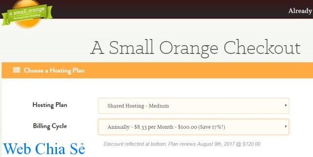 Hướng dẫn cách đăng ký A Small Orange hosting
